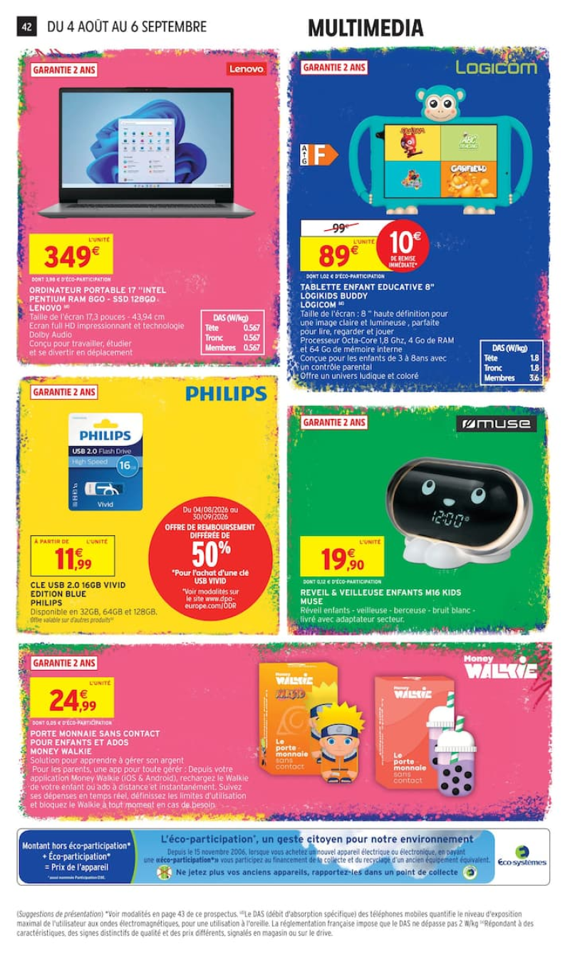Intermarché Hyper catalogue du 04/08 au 07/09/2026 – page 42