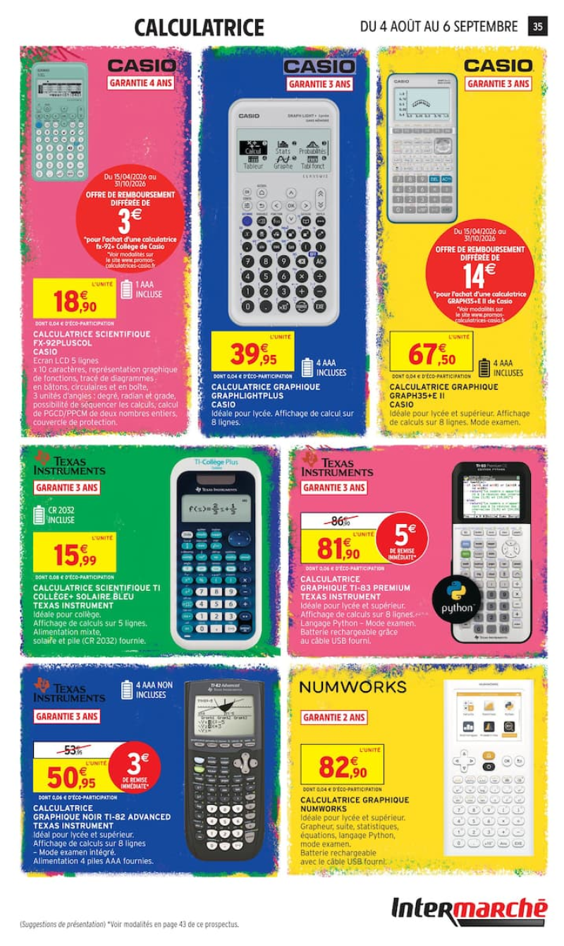 Intermarché Hyper catalogue du 04/08 au 07/09/2026 – page 35