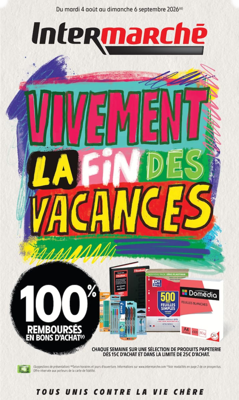 Intermarché Hyper catalogue du 04/08 au 07/09/2026 – page 1