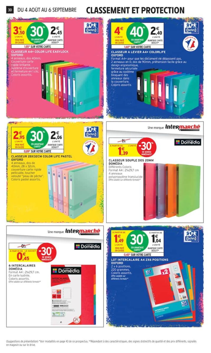 Intermarché Hyper catalogue du 04/08 au 07/09/2026 – page 30