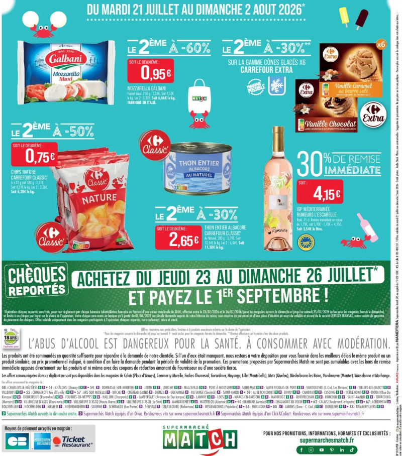 Supermarchés Match catalogue du 21/07 – page 20