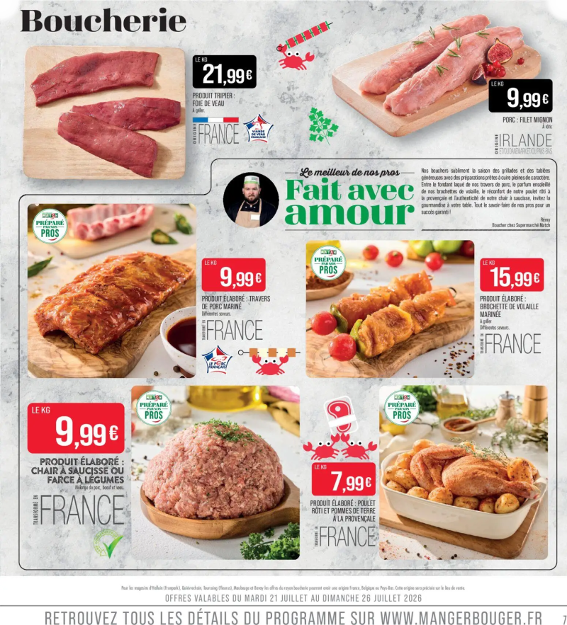 Supermarchés Match catalogue du 21/07 – page 7