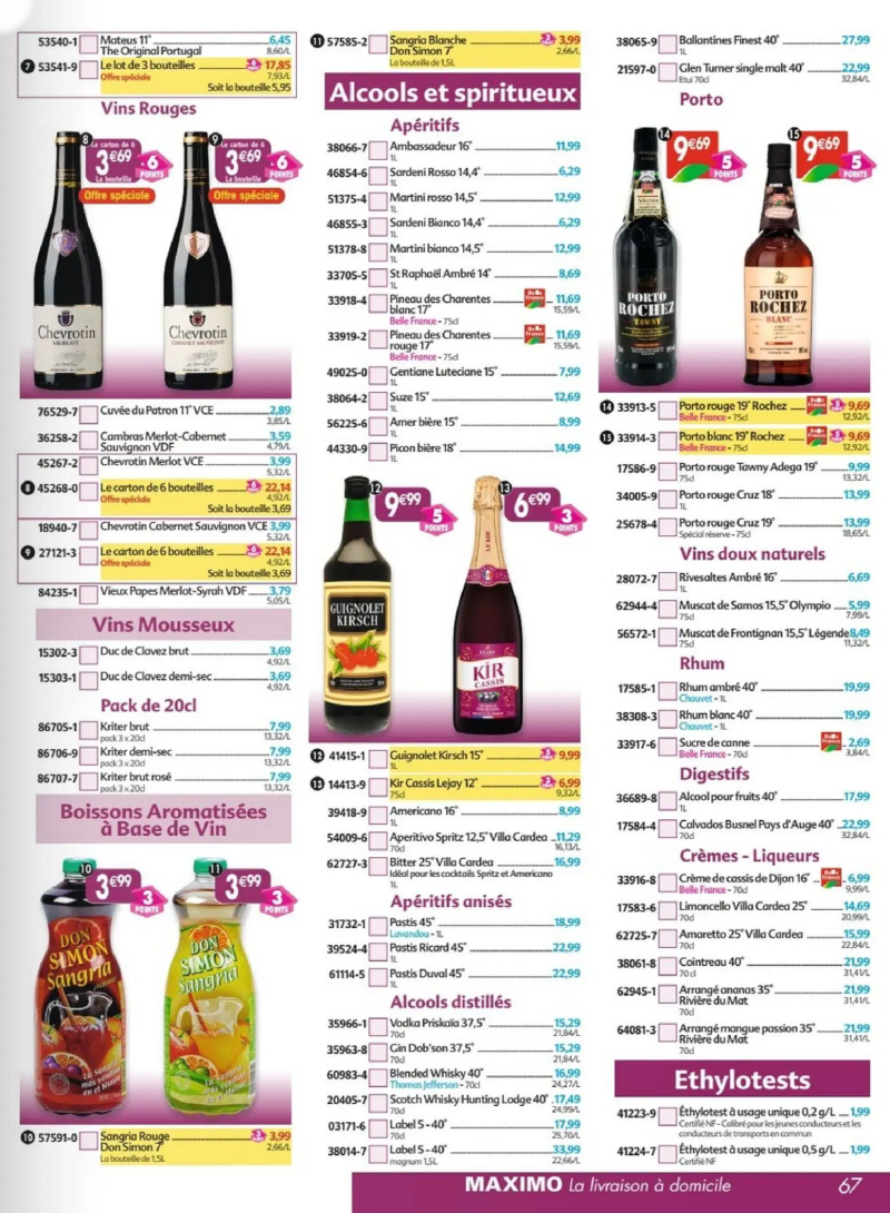 Maximo catalogue du 17/07 – page 67
