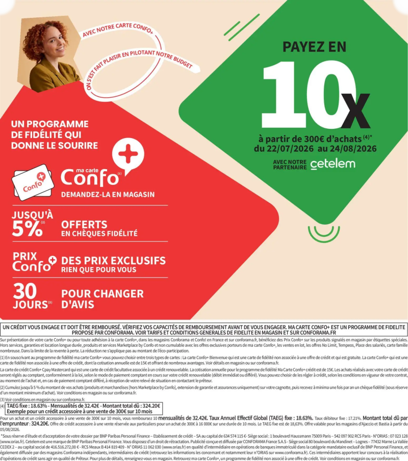 Conforama catalogue du 21/07 – page 2
