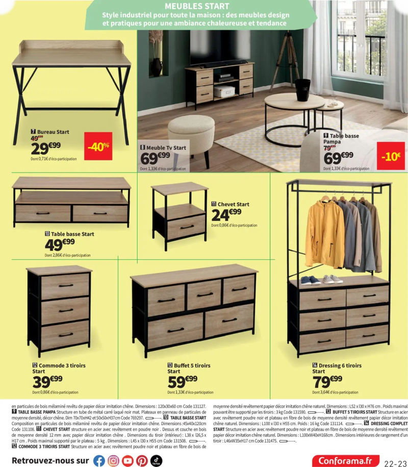 Conforama catalogue du 21/07 – page 23