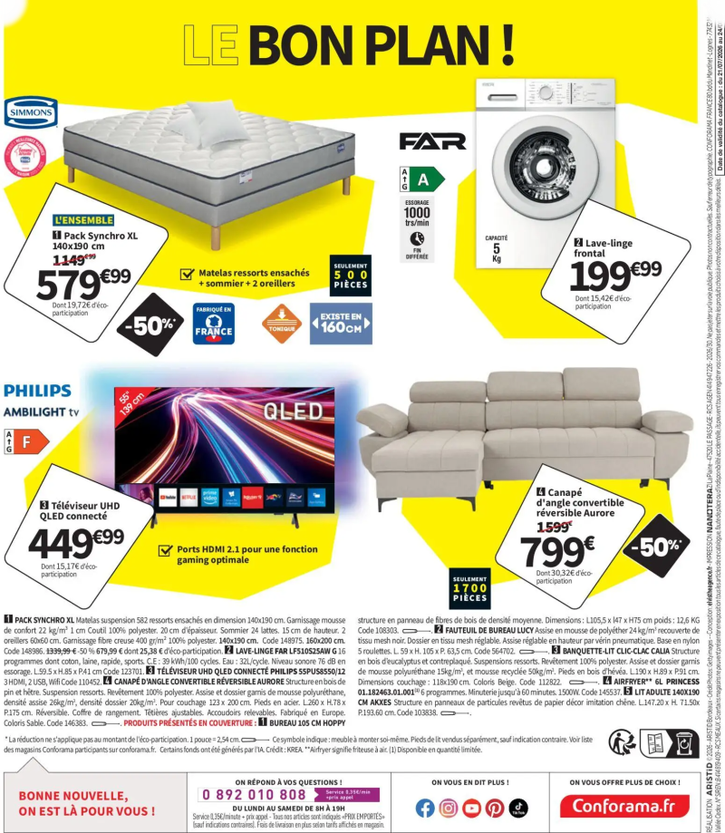 Conforama catalogue du 21/07 – page 32