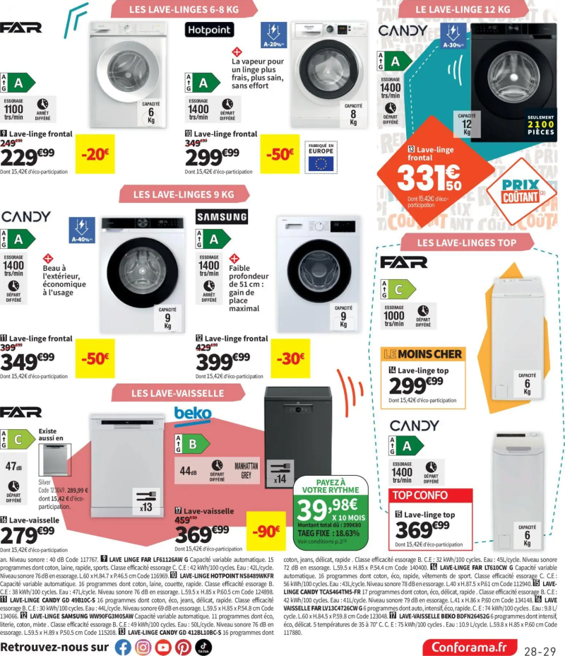 Conforama catalogue du 21/07 – page 29