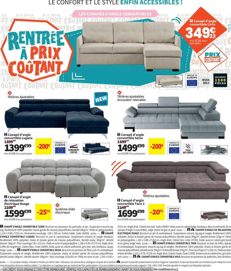 Conforama catalogue du 21/07 – page 16