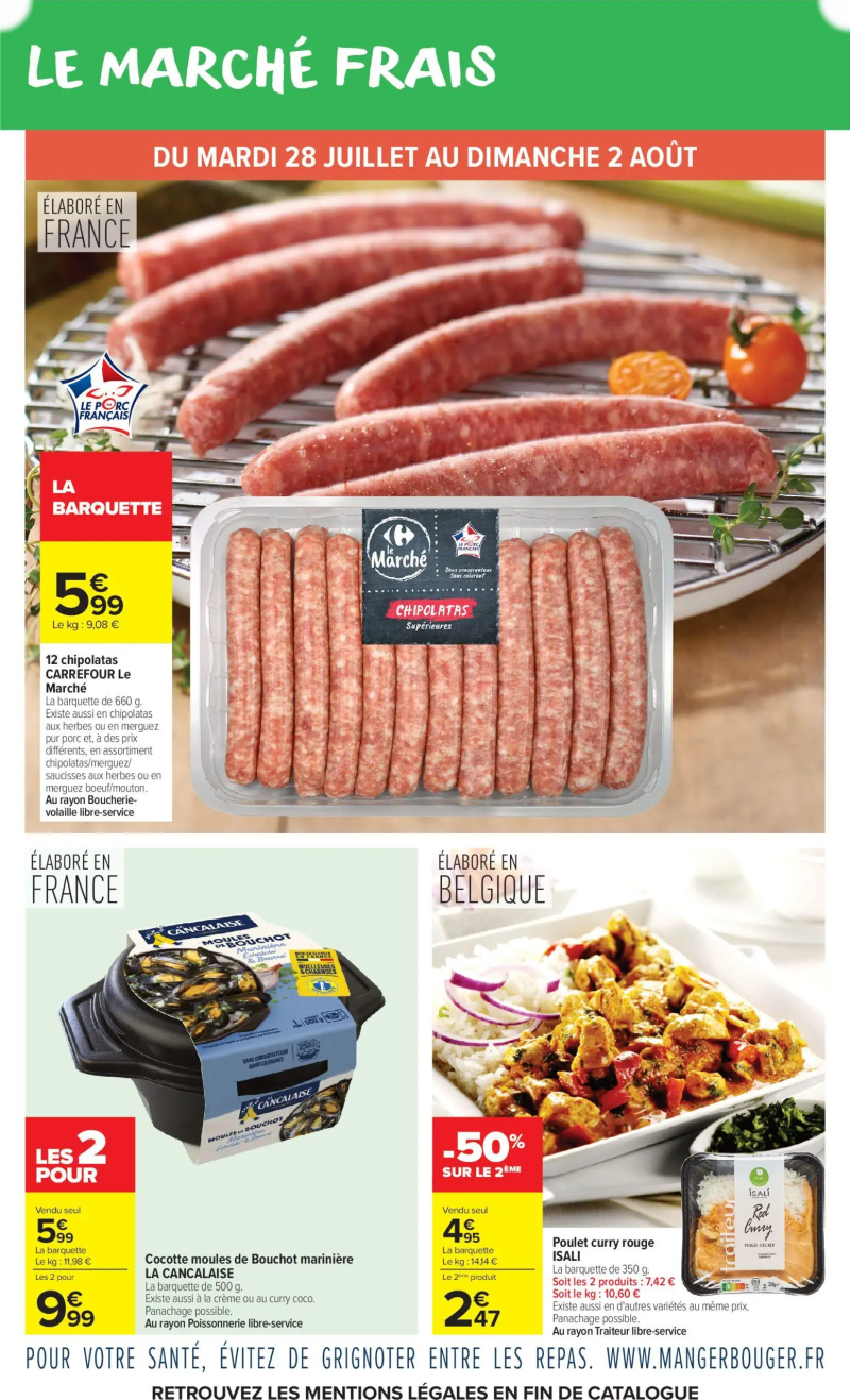 Carrefour Market catalogue du 28/07 – page 4