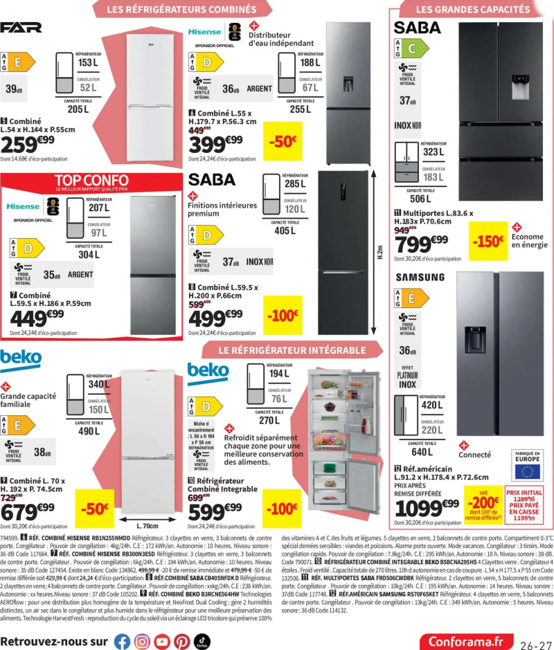 Conforama catalogue du 07/07 – page 27