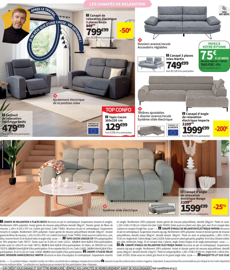 Conforama catalogue du 07/07 – page 20