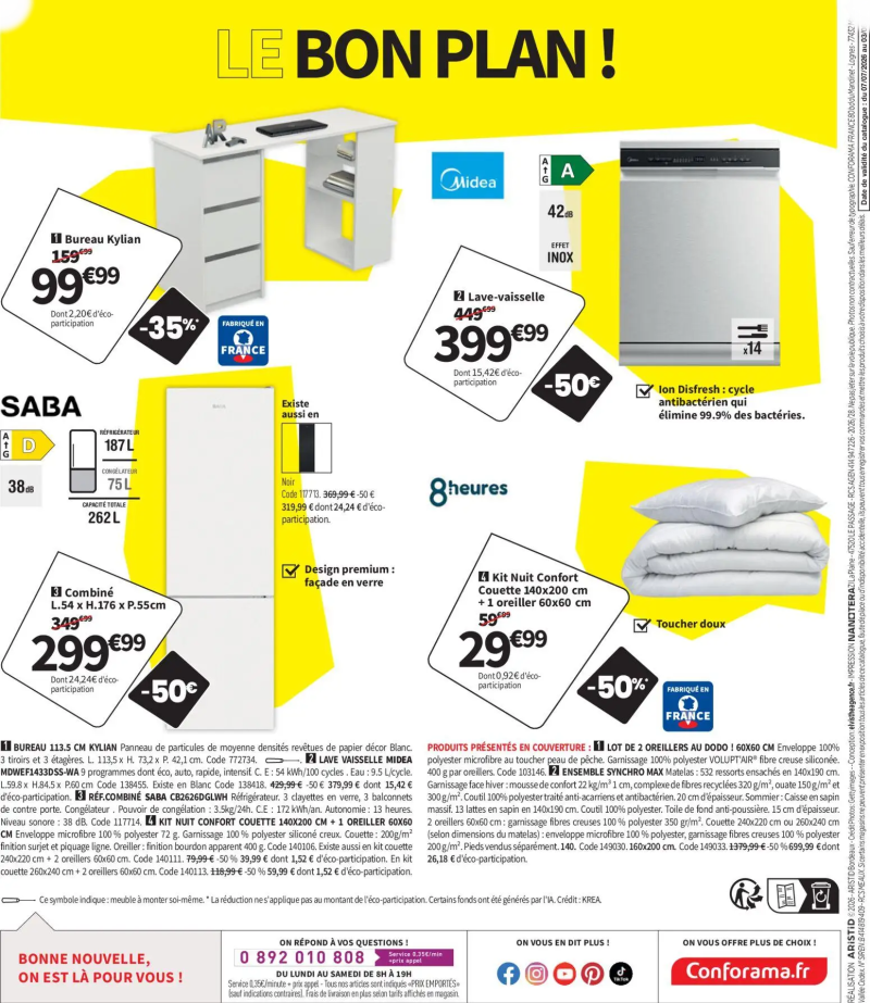 Conforama catalogue du 07/07 – page 36