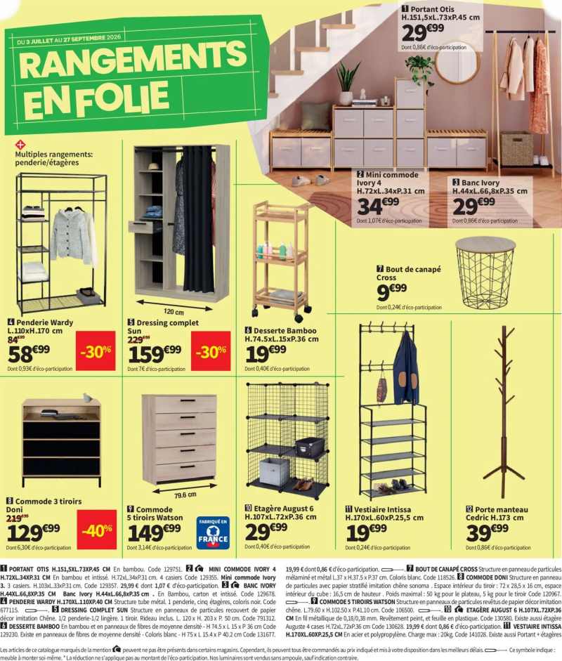 Conforama catalogue du 07/07 – page 16