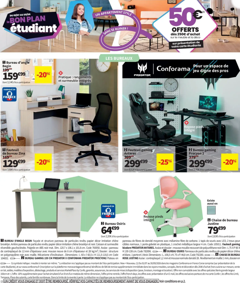 Conforama catalogue du 07/07 – page 14