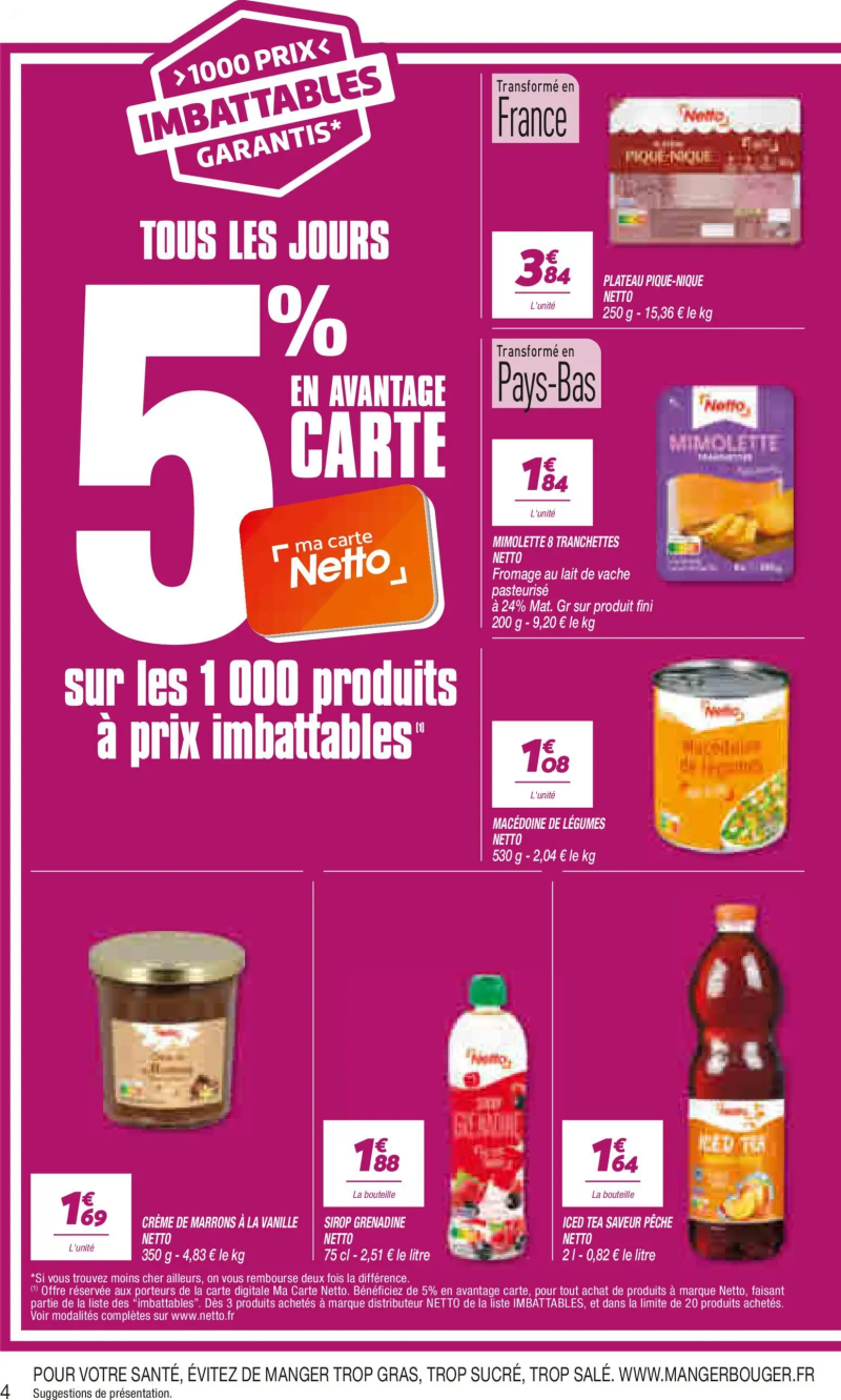 Netto catalogue du 21/07 – page 4