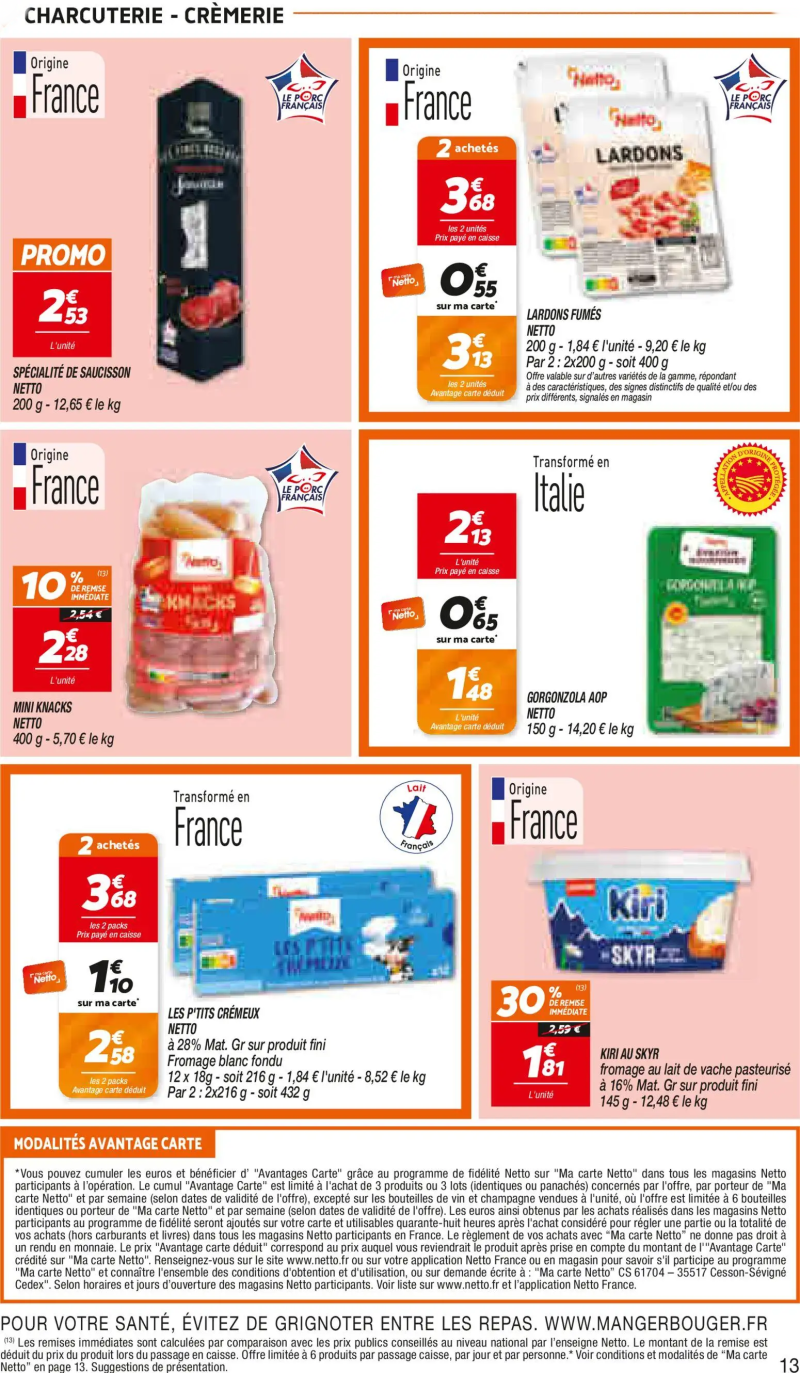 Netto catalogue du 21/07 – page 13