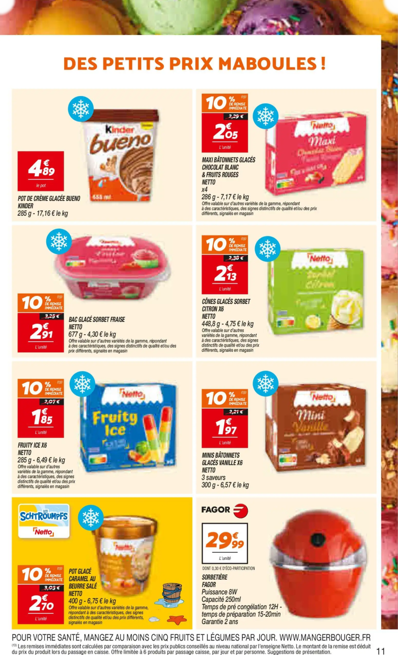 Netto catalogue du 21/07 – page 11