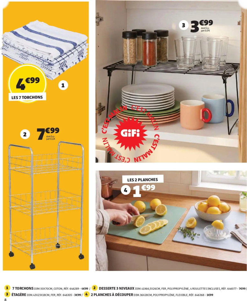 Gifi catalogue du 22/07 – page 8
