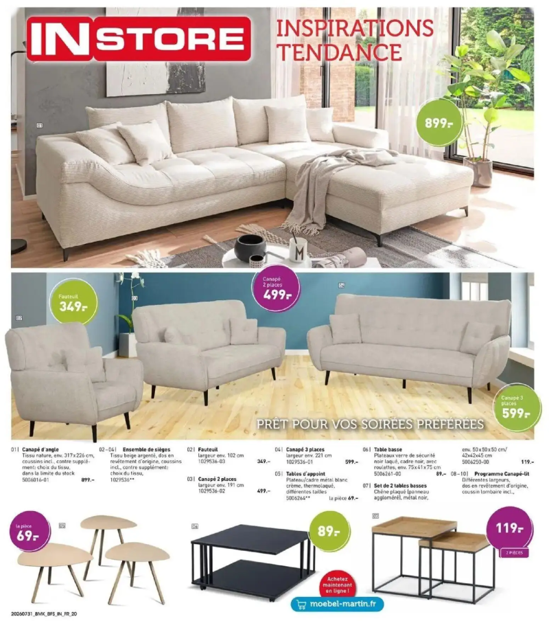 Mobel Martin catalogue du 31/07 – page 20