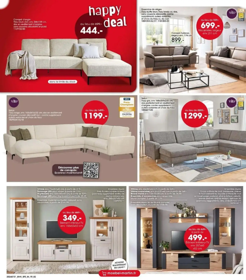 Mobel Martin catalogue du 31/07 – page 2