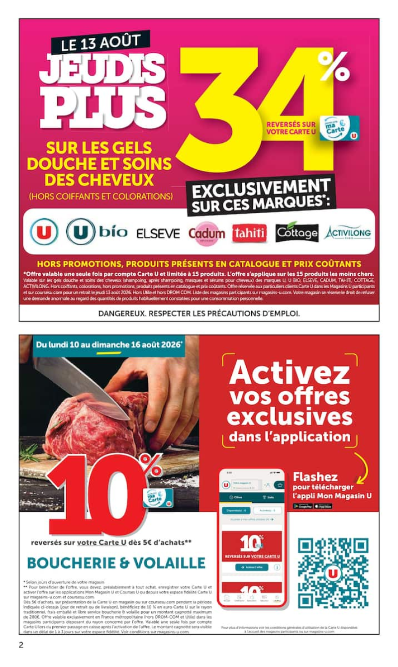U Express catalogue du 11/08 au 24/08/2026 – page 2