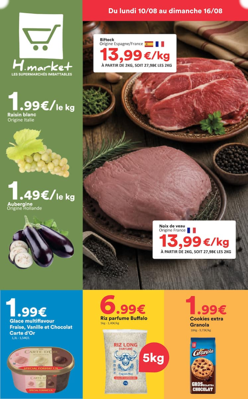 Hmarket catalogue du 10/08 au 17/08/2026 – page 1