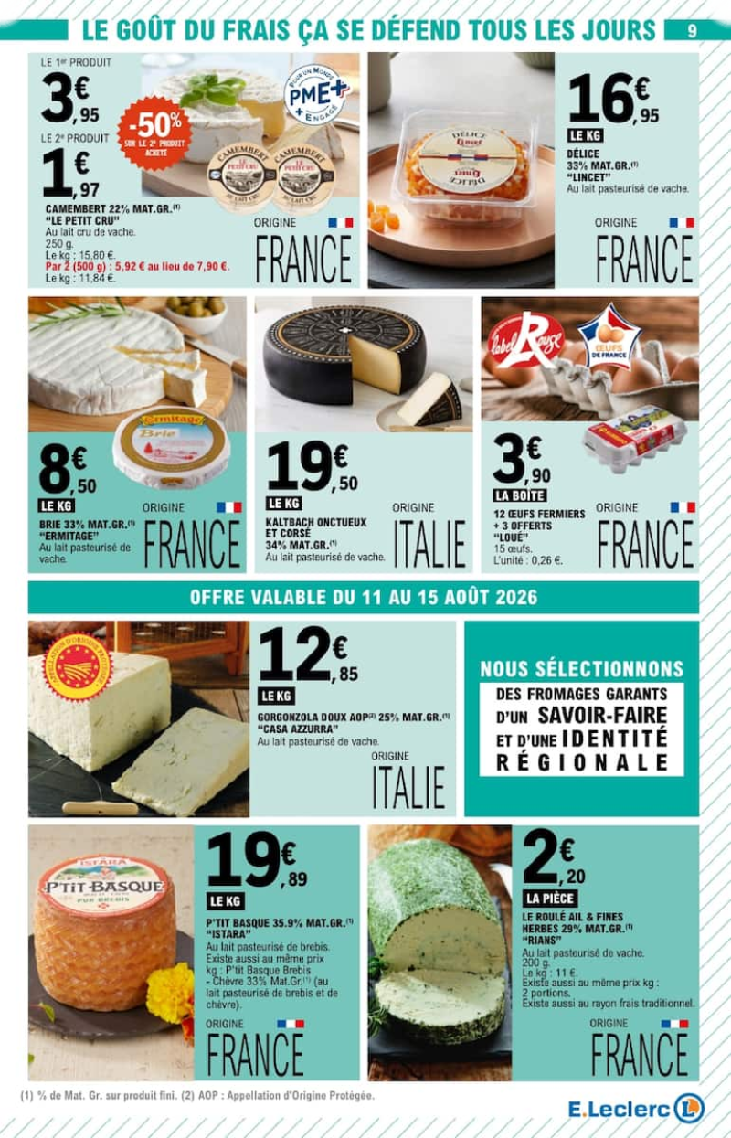 E.Leclerc catalogue du 11/08 au 23/08/2026 – page 9