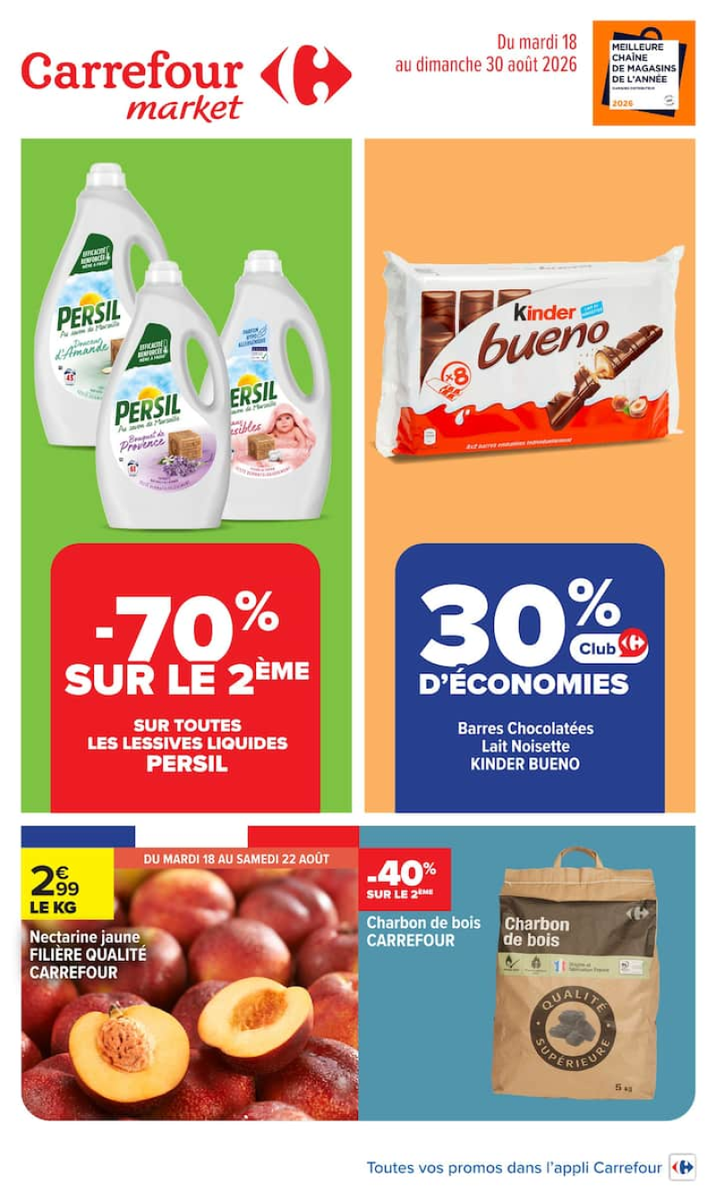Carrefour Market catalogue du 18/08 au 31/08/2026 – page 1