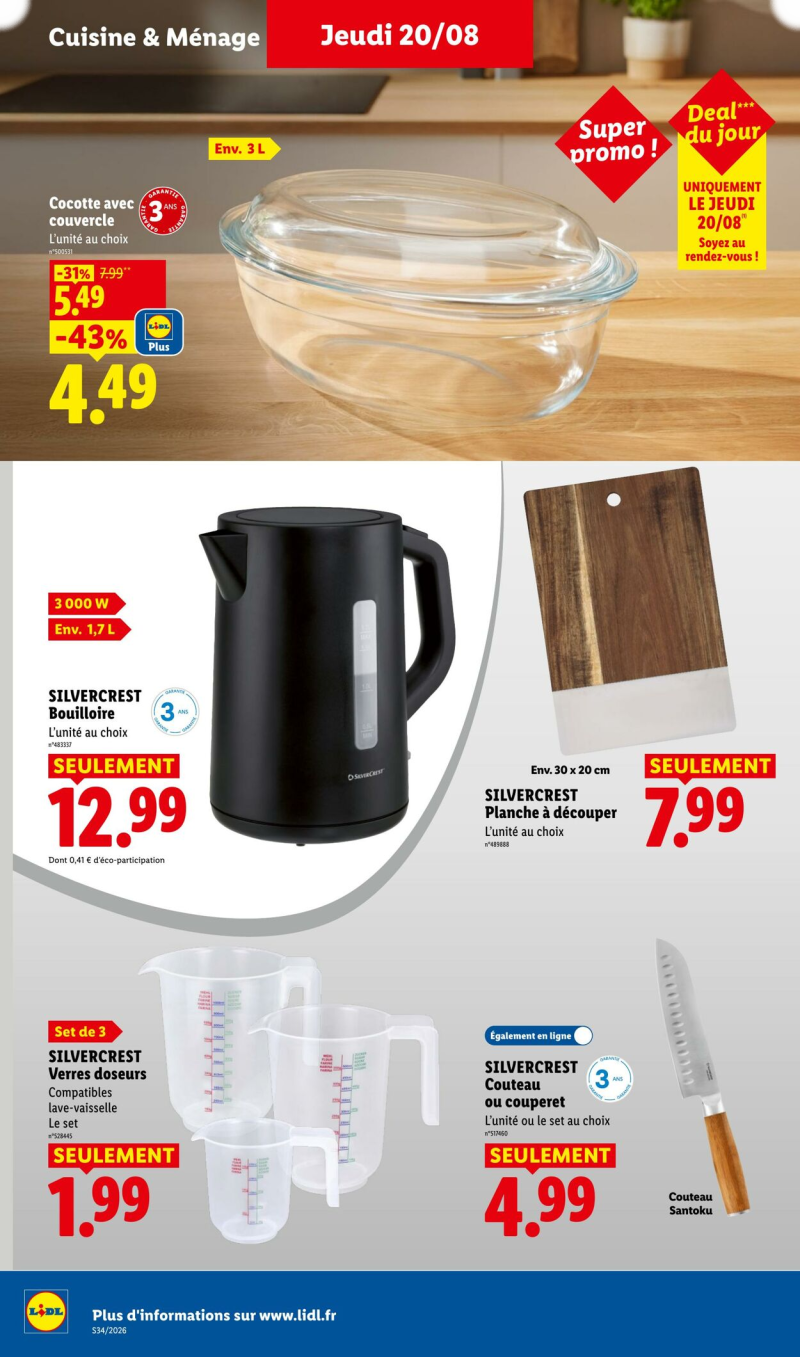 Lidl catalogue du 16/08 au 27/08/2026 – page 42