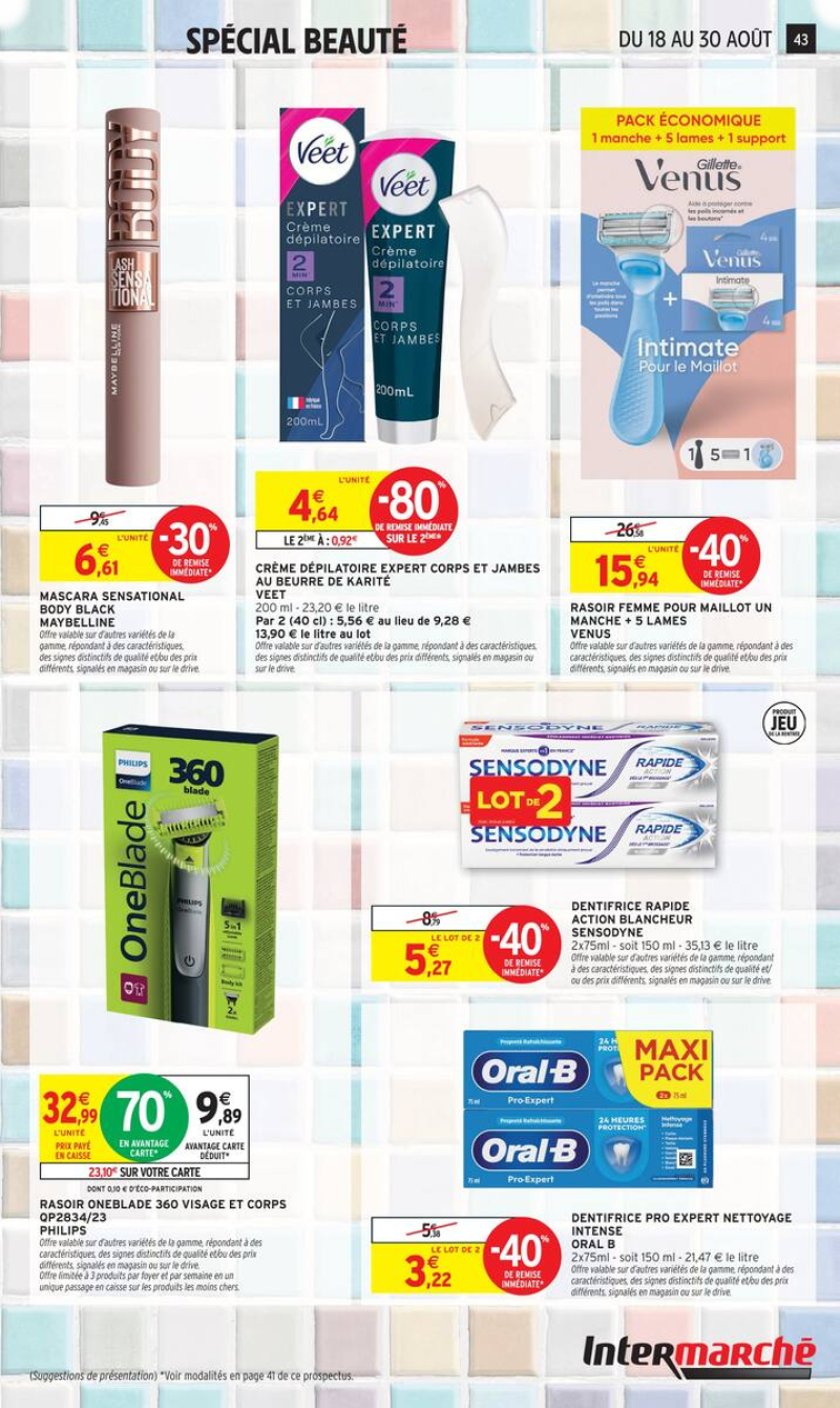 Intermarché Super catalogue du 18/08 au 31/08/2026 – page 43