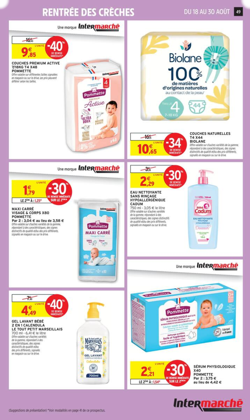 Intermarché Super catalogue du 18/08 au 31/08/2026 – page 49