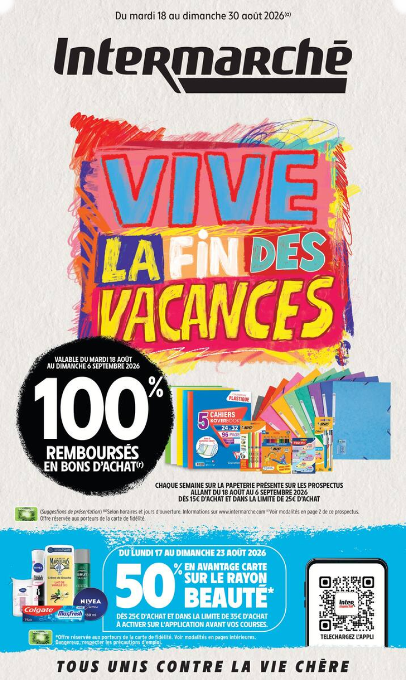 Intermarché Super catalogue du 18/08 au 31/08/2026 – page 1