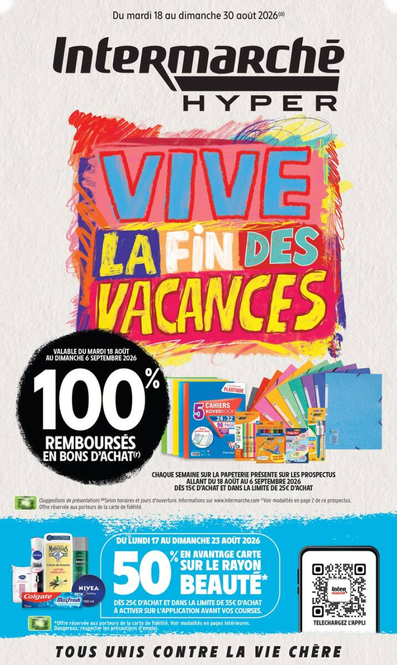Intermarché Hyper catalogue du 18/08 au 31/08/2026 – page 1