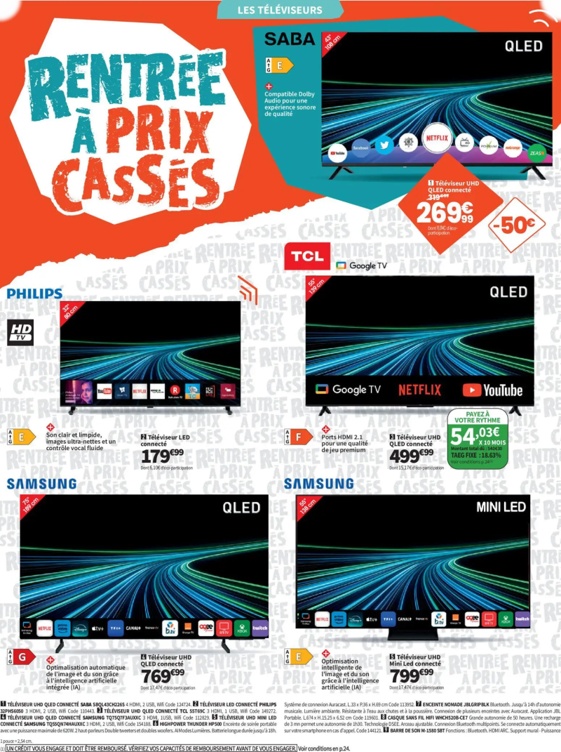 Conforama catalogue du 04/08 – page 22