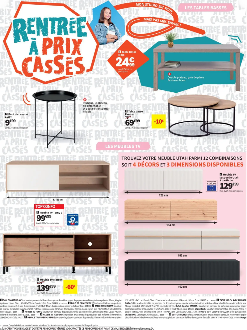 Conforama catalogue du 04/08 – page 12