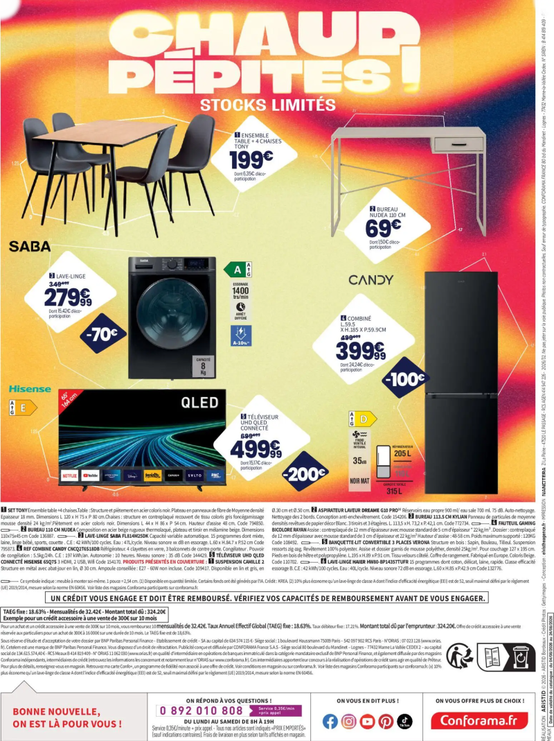 Conforama catalogue du 04/08 – page 24