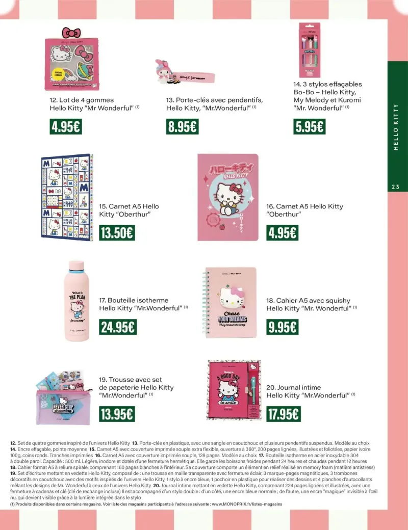 Monoprix catalogue du 04/08 – page 23
