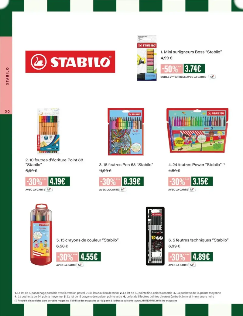 Monoprix catalogue du 04/08 – page 30