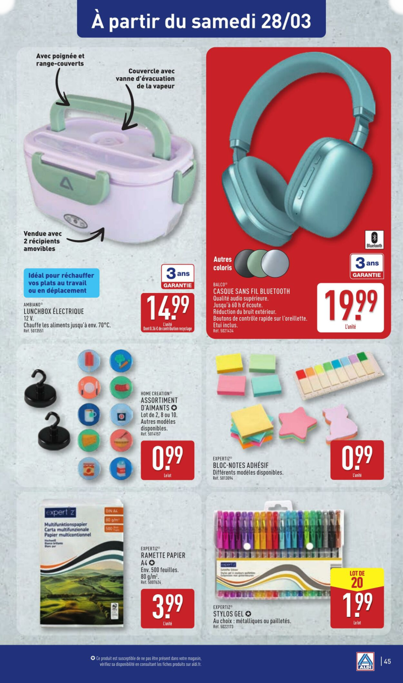 Aldi catalogue du 17/03 au 24/03/2026 – page 47