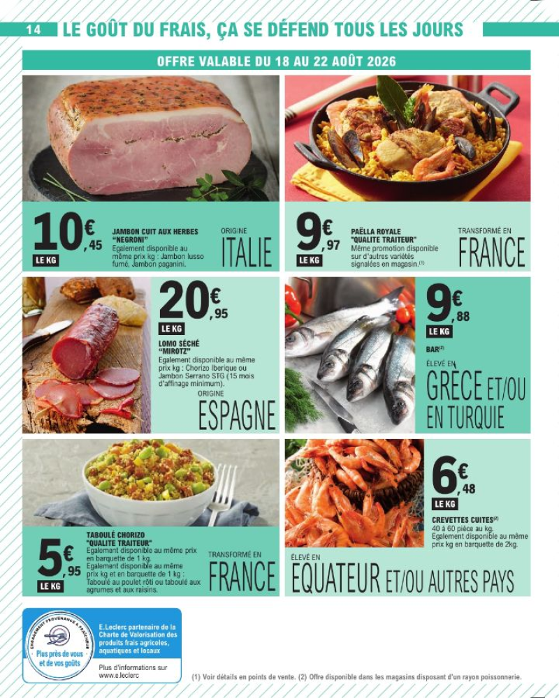 E.Leclerc catalogue du 18/08 au 30/08/2026 – page 14