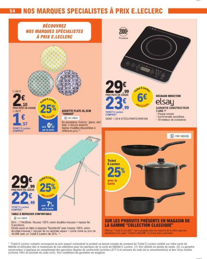 E.Leclerc catalogue du 18/08 au 30/08/2026 – page 54