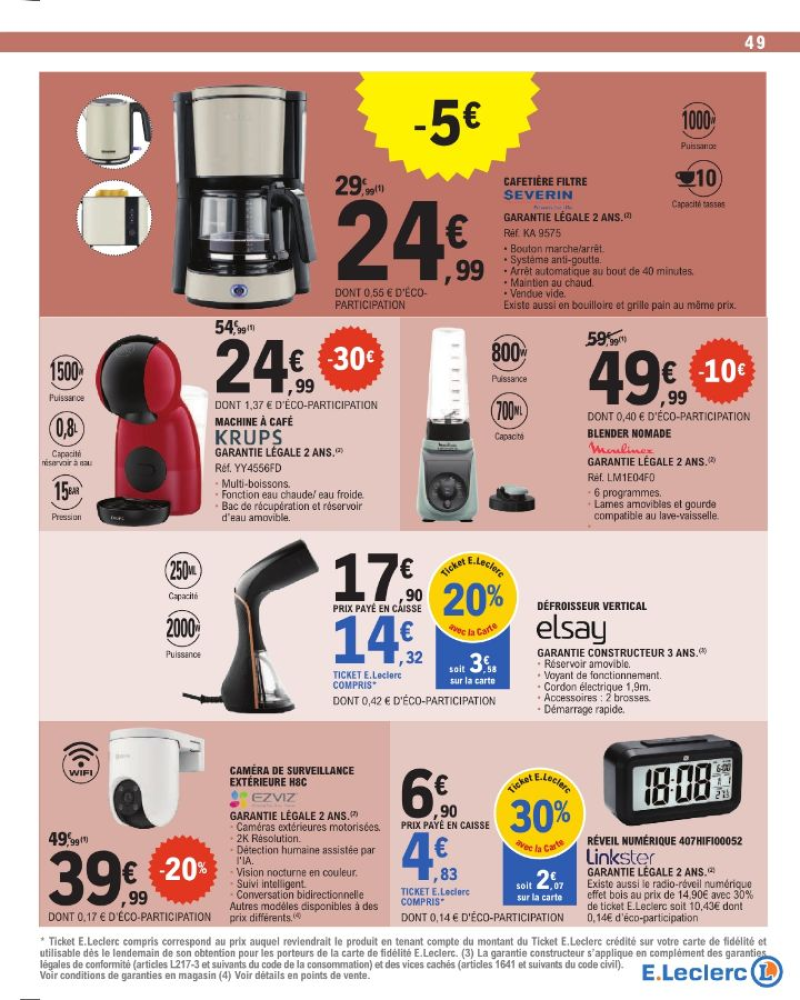E.Leclerc catalogue du 18/08 au 30/08/2026 – page 49