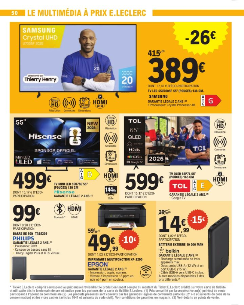 E.Leclerc catalogue du 18/08 au 30/08/2026 – page 50