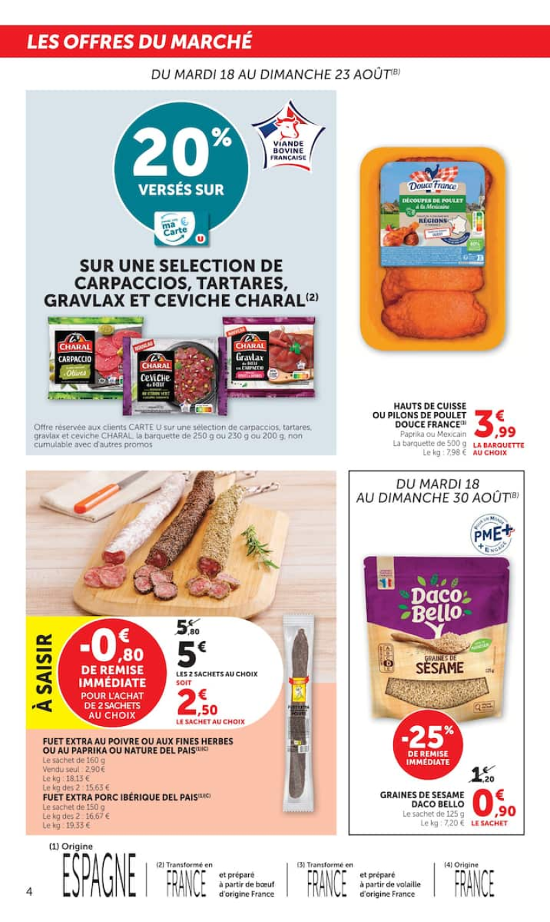 U Express catalogue du 18/08 au 31/08/2026 – page 4