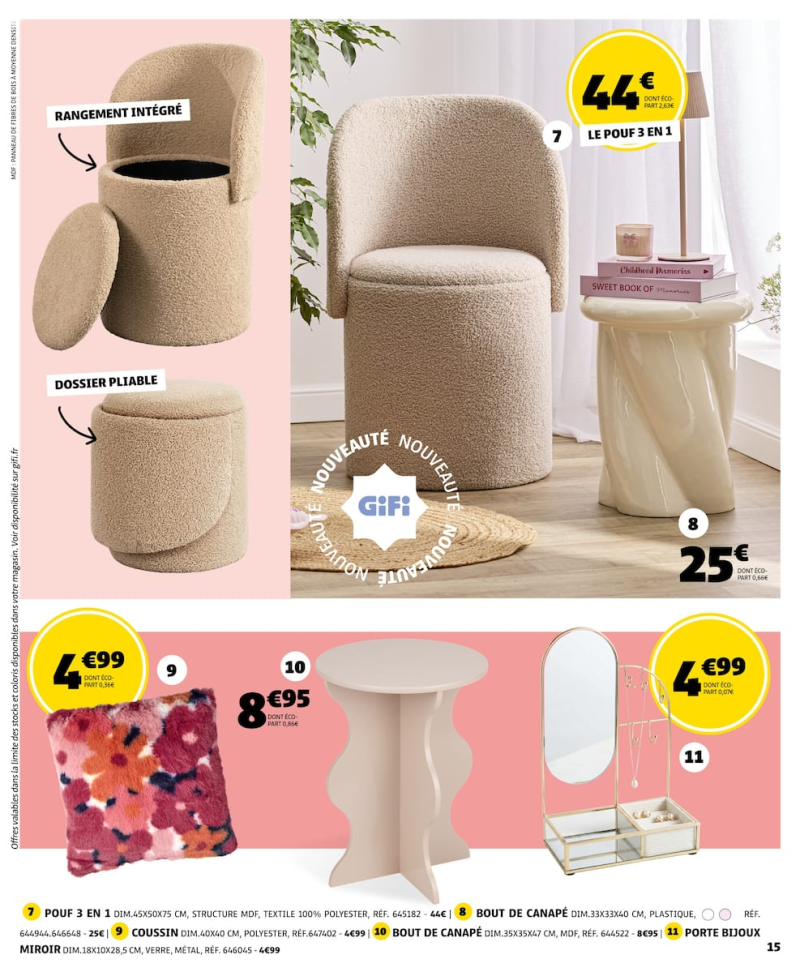 Gifi catalogue du 18/08 au 01/09/2026 – page 15