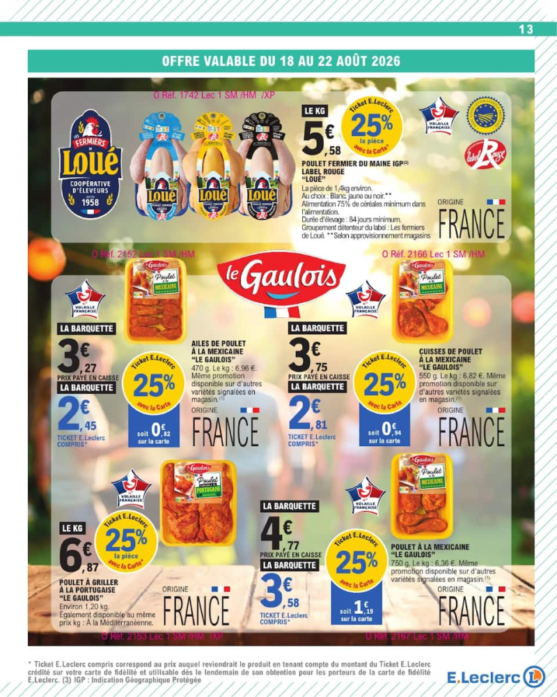 E.Leclerc catalogue du 18/08 au 30/08/2026 – page 13