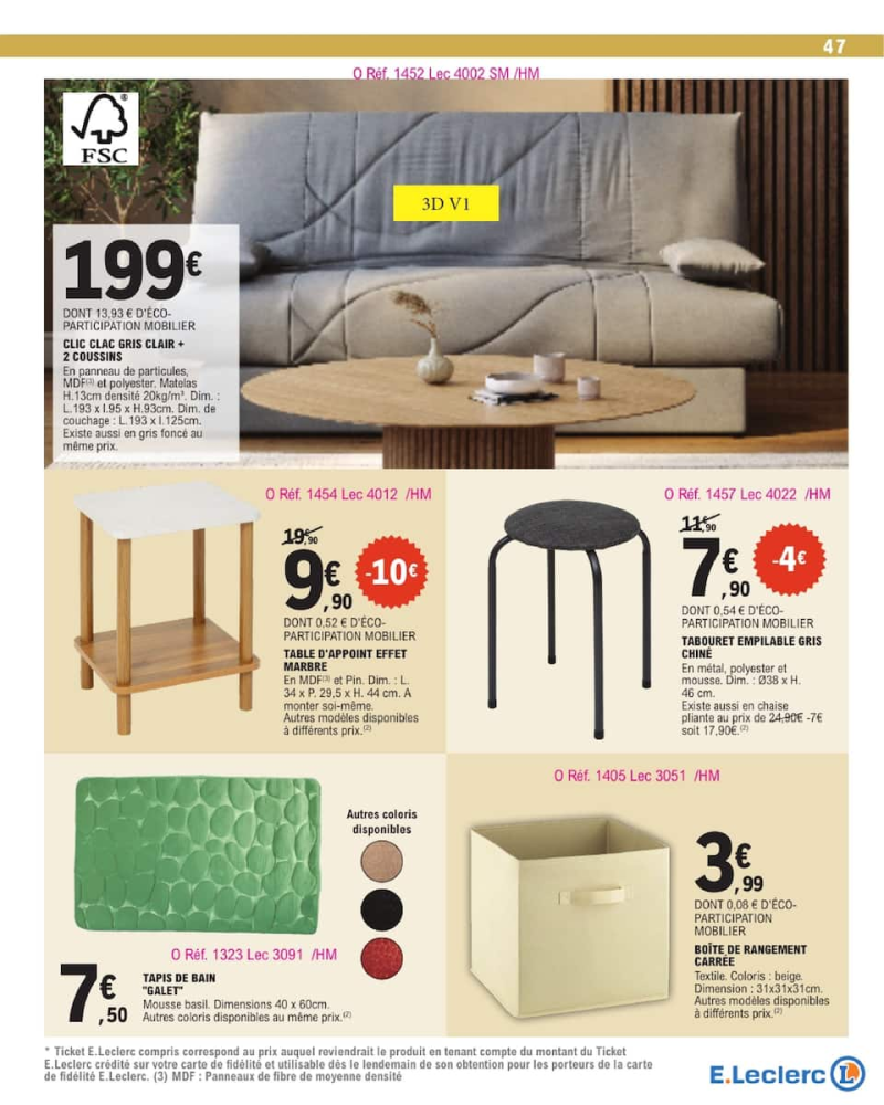 E.Leclerc catalogue du 18/08 au 30/08/2026 – page 47