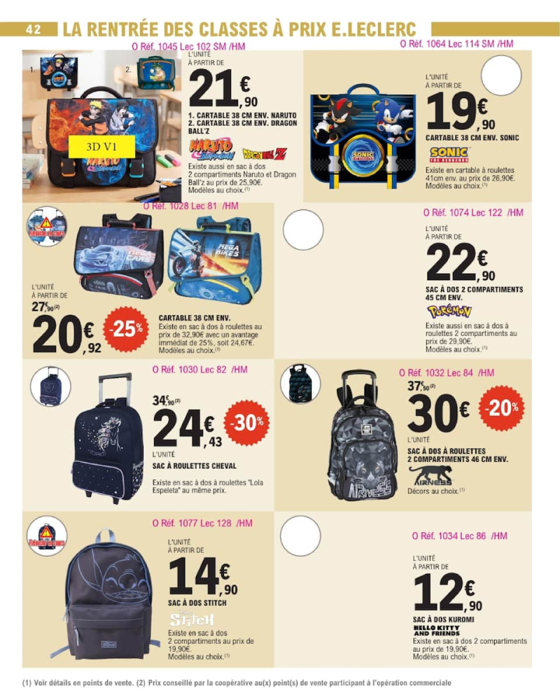 E.Leclerc catalogue du 18/08 au 30/08/2026 – page 42