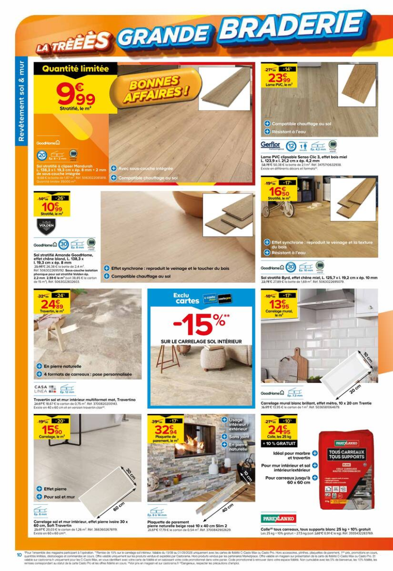 Castorama catalogue du 19/08 au 02/09/2026 – page 10