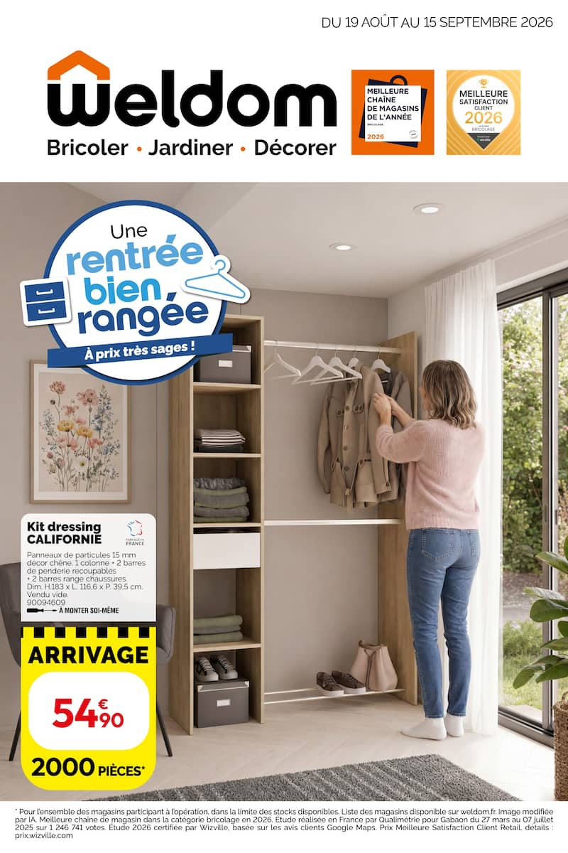 Weldom catalogue du 19/08 au 16/09/2026 – page 1